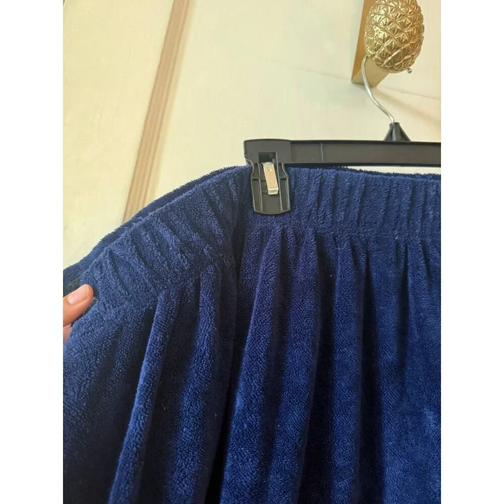 Nautica small/medium dark blue towel wrap